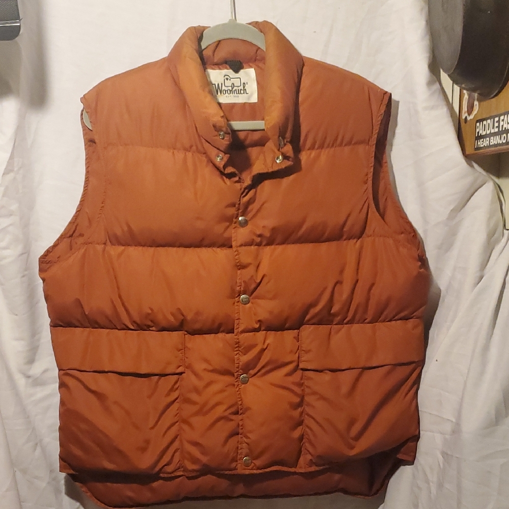 Woolrich Men's Rust Puffer Vest